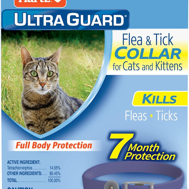 Purple Flea & Tick Collar for Cats and Kittens - 7 Month Protection