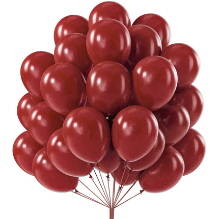Dark Brown Balloons 100pcs Boho Coffee Neutral Different Sizes