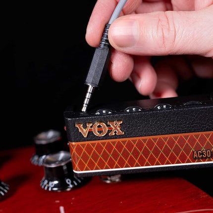 Vox amPlug 3 AC30 Headphone Guitar Amplifier w/Stereo FX, Tremolo, Speaker Emulation, Built-in Rhythms, and Aux in