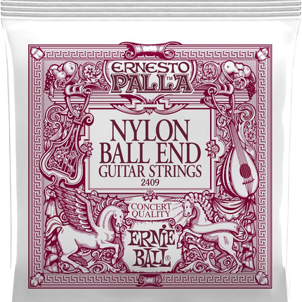 Ernie Ball Ernesto Palla Black & Gold Ball-End Classical Guitar Strings 3-Pack, 28-42 Gauge (P03409)