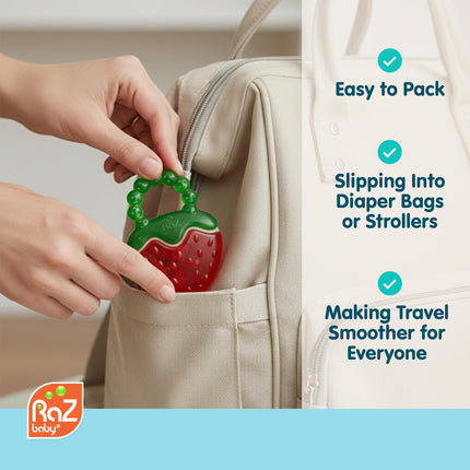 Fruit Koolers 3-Pack Koolers Water-Filled Teethers – Fun Fruit-Inspired Cooling Relief for 3M+ | Safe - photo 4