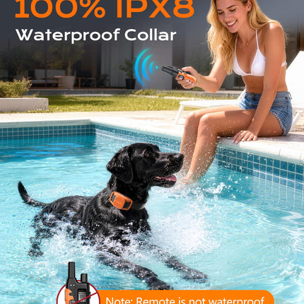 Shock Collar for Dogs- 4200FT LED Light Dog Training Collar with Remote