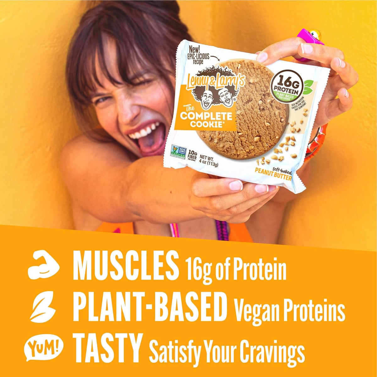 Peanut Butter Protein Cookies, 4 oz, Pack of 12 - photo 4