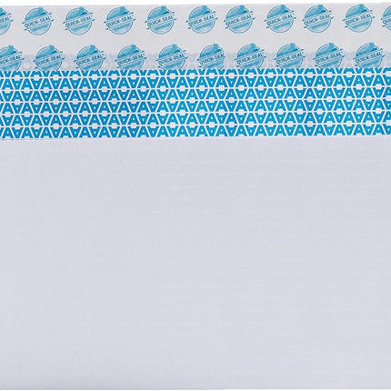 40#10 Security Tinted Self-Seal Envelopes - No Window, EnveGuard, Size 4-1/8 X 9-1/2 Inches - White - 24 LB - 40 Count (34140)