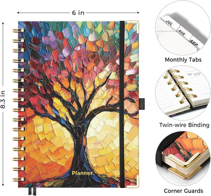 Academic Planner 2026-2027, July 2026-June 2027, Weekly & Monthly, 5.7 x 8.3, Hardcover Spiral-Bound - photo 4
