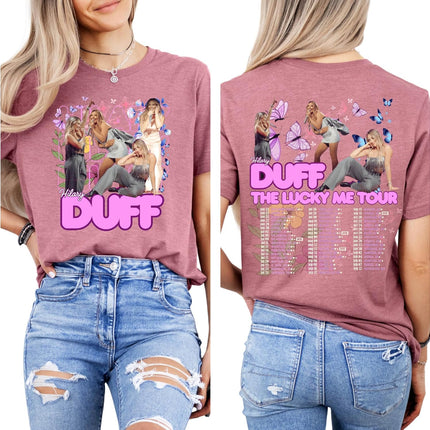Pop Concert Tour Back Print Graphic T Shirt Butterfly Aesthetic Setlist Style Music Fan Gift