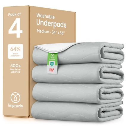 Washable Underpads, Heavy Absorbency Reusable Incontinence Pads