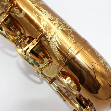 Eastern music pro use Mark VI style no high F# dark gold lacquer tenor saxophone