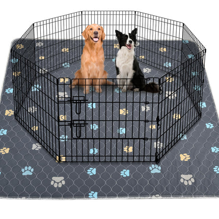 Washable Pee Pads for Dogs, 2 Pack Reusable Puppy Pads, 24''x36''