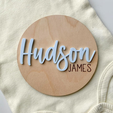 Double Sided Personalized Newborn Announcement Sign for Hospital, Baby Birth Announcement Sign, Newborn Photography Props, Announcement Sign for New Baby - Authentic Genuine Product