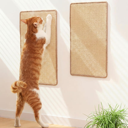 Cat Scratcher Mat, 23.6 X 15.7 Inch Natural Sisal Cat Scratch Mat