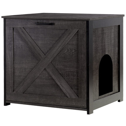 Cat Litter Box Enclosure, Hidden Litter Box Furniture, 23.6 Inches