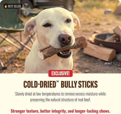 Bully Sticks 6 Inch, 5 Count, Single Ingredient Beef Dog Chews - photo 3