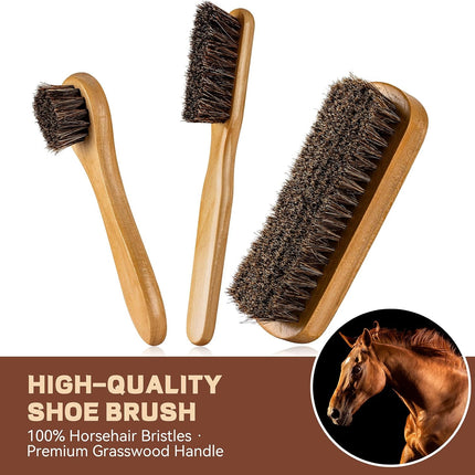 CUTEUP Leather Boot Care Kit – Mink Oil, Saddle Soap for Leather, Shoe Brush, Waterproof Wax, Leather Cleaner and Conditioner