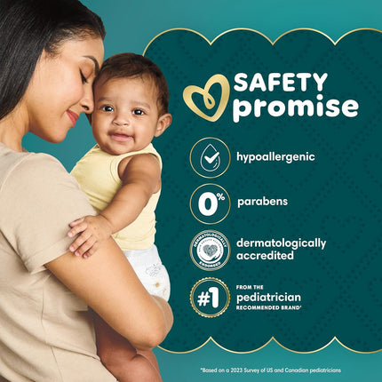 Pampers Gift Set, Disposable Diapers, Sensitive Wipes, & Milestone Gifts