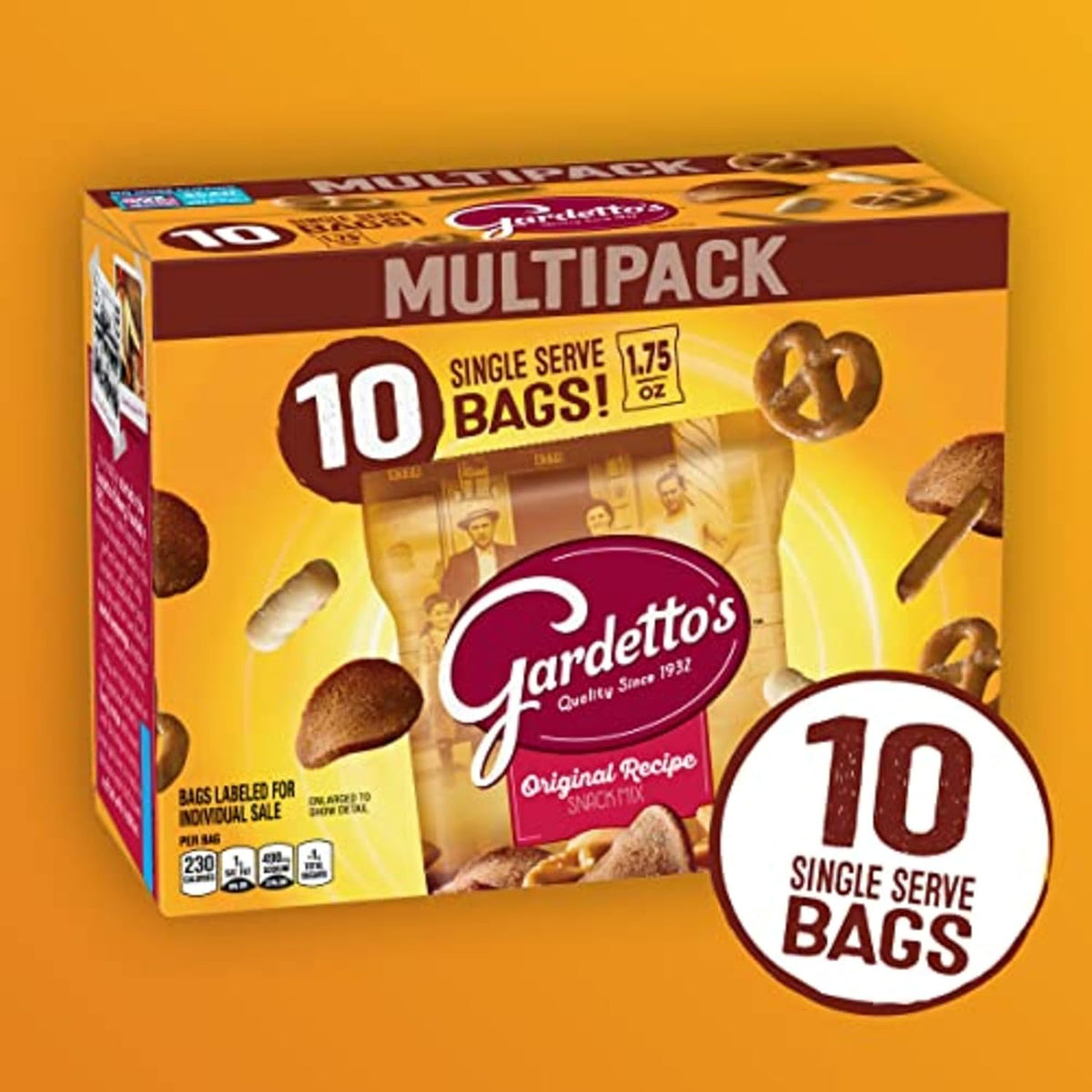 Original Recipe Snack Mix, Crunchy Breadsticks, Pretzels & Roasted Rye Chips, Kosher Snacks Multipack - photo 5