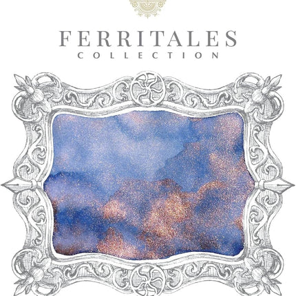 Ferris Wheel Press Fountain Pen Ink | FerriTales Collection | Periwinkle Blue with Purple Duo-Shade and Rose Gold Shimmer | 20ml