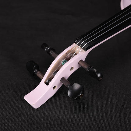 Aileen 20th Anniversary Edition AV-D501 ELECTRIC VIOLIN -4/4 Electric Violin Set with Carbon Fiber Tailpiece, Ebony Fingerboard, Piezo Pickup-Crystal Purple