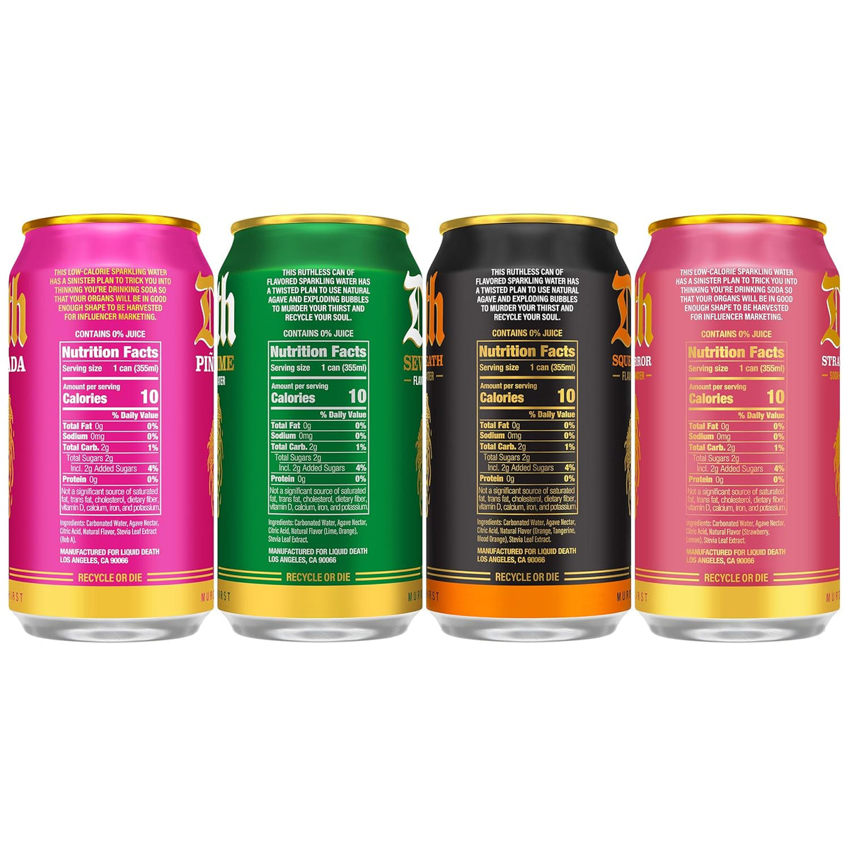 Soda-Flavored Sparkling Water Variety Pack, 12 fl oz Cans, Pack of 12 - photo 3