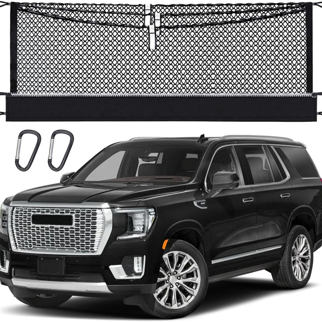 3-Layer SUV Cargo Net with Zipper Bag, 2021-2026 Fit