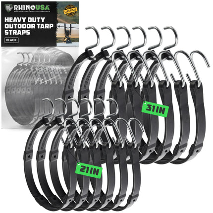Bungee Cords with Hooks (28-Piece) - Heavy Duty Outdoor Assorted - photo 9