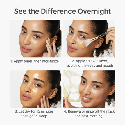 Wrapping Mask Kojic Acid Turmeric- Overnight Peel Off Facial Mask
