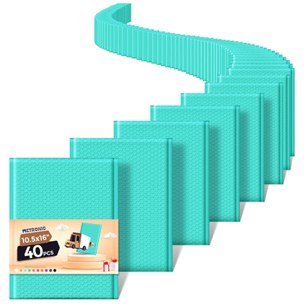 Bubble Mailers 8.5x12" Padded Envelopes Black 40 Pack Self Seal