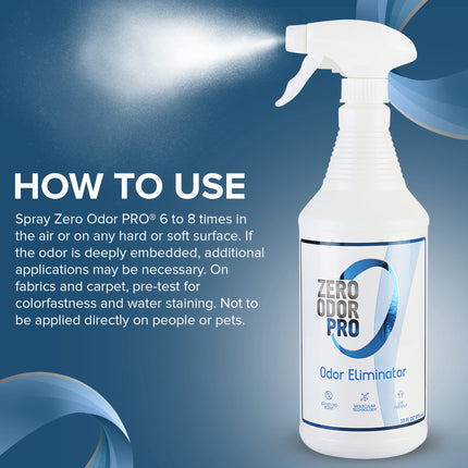 Eliminador de olores de fuerza comercial, desodorizante de ambiente y ambientador, spray con gatillo, 32 oz