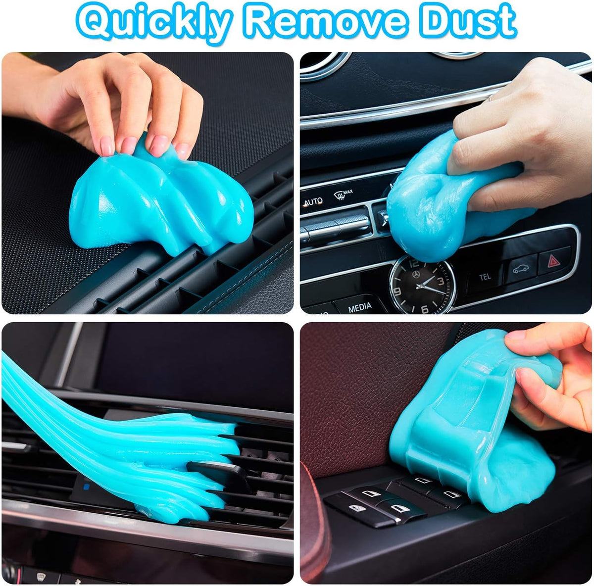Car Cleaning Gel Car Clean Putty, Universal Car Interior Cleaner Slime, Perfect Cleaning Kit Supplies - photo 3