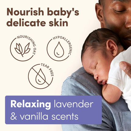 Baby Calming Comfort Bath & Wash with Relaxing Lavender & Vanilla Scents & — Kitchen & Home