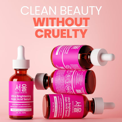 SeoulCeuticals Kojic Acid Serum dropper application