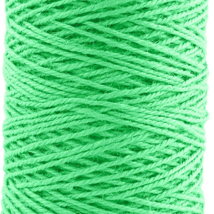 3mm x 1000 Feet Light Green Jute Rope, Twine for Gardening Tomato Climbing Plant Tie Floristry Crafts Gift Wrapping Packing Decor
