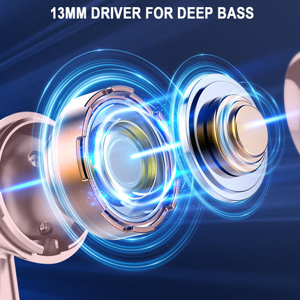 Wireless Earbuds, Bluetooth 5.4 Ear Buds, LED Power Display, 6D Bass Stereo - photo 4
