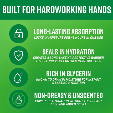 O'Keeffe's Working Hands Hand Cream in a Pumpable Jar for Extreme Dryness – 10oz Pump (1 Pack) - Repairing Skincare for Cracked, Dry Hands