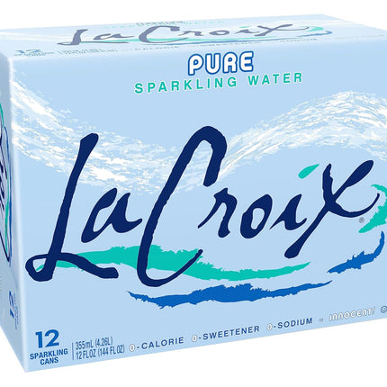 La Croix Sparkling Water, Pure, 12 Fl Oz (pack of 12)