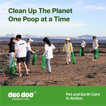 Dog Poop Bags with Handles, Large Size, 240 Bags, Unscented