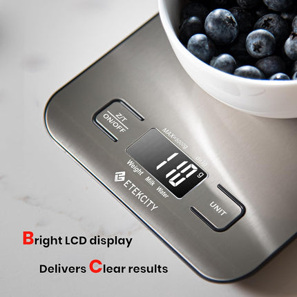Etekcity Digital Food Kitchen Scale – Grams & Ounces, Stainl