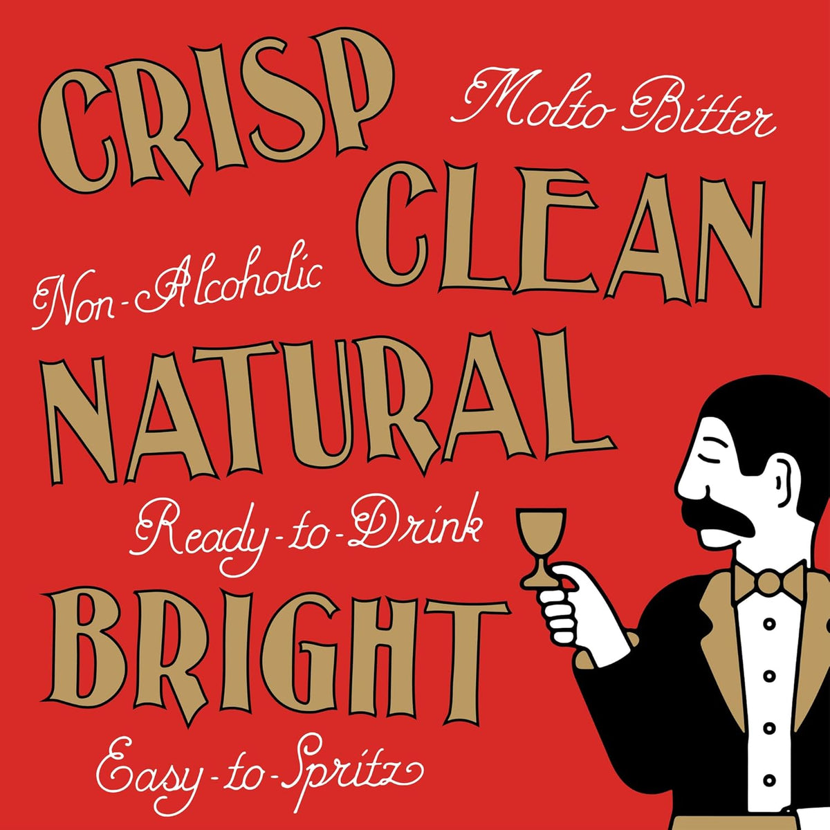 Non-Alcoholic Negroni, Lightly Sparkling, Juniper and Citrus, 4 Cans - photo 5