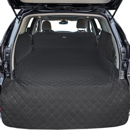 ALLANSING Extra Long Dog Cargo Liner for Full-Size SUV & Minivan - Heavy-Duty 900D Oxford Waterproof Pet Cargo Protector with Flaps Protection & TPU Suction Cups, Ideal for Large Dog Travel