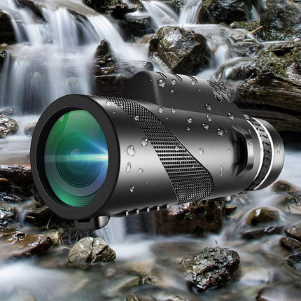 Monocular-Telescope 80x100 High Powered Monoculars High Definition for Adults High Powered with Smartphone Adapter Telescope Hunting Wildlife Bird Watching Travel Camping Hiking-Black