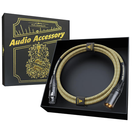 XLR Cables 10ft, Neutrik REAN Connectors, Dual Shielded