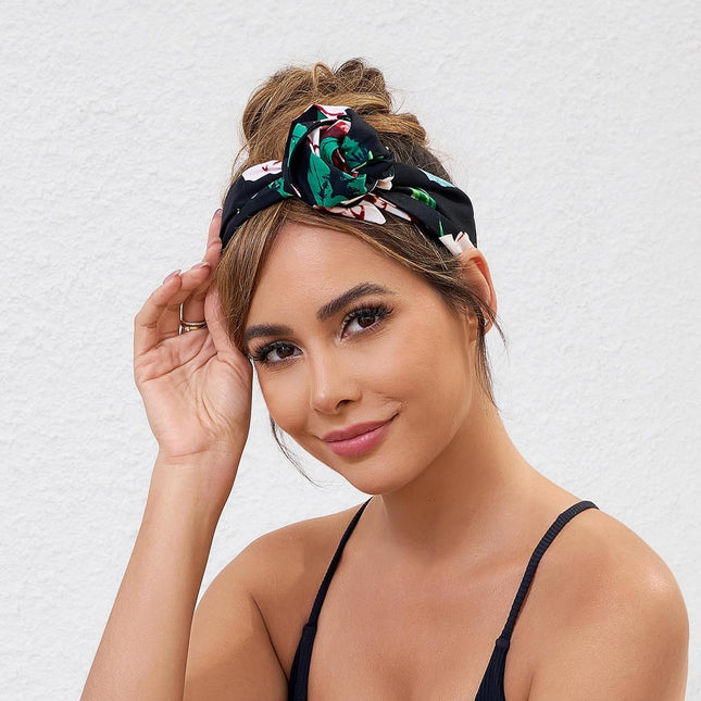 Extra Long Wide Vintage Style Handmade Cotton Wired Headband