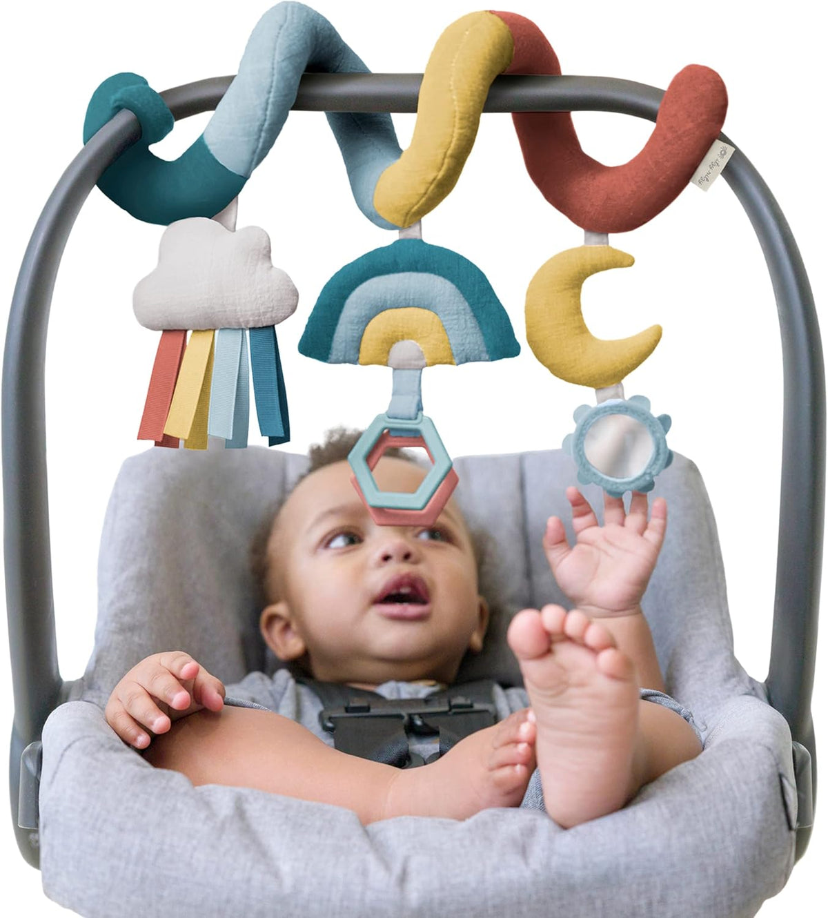 Rainbow Spiral Car Seat & Stroller Activity Toy