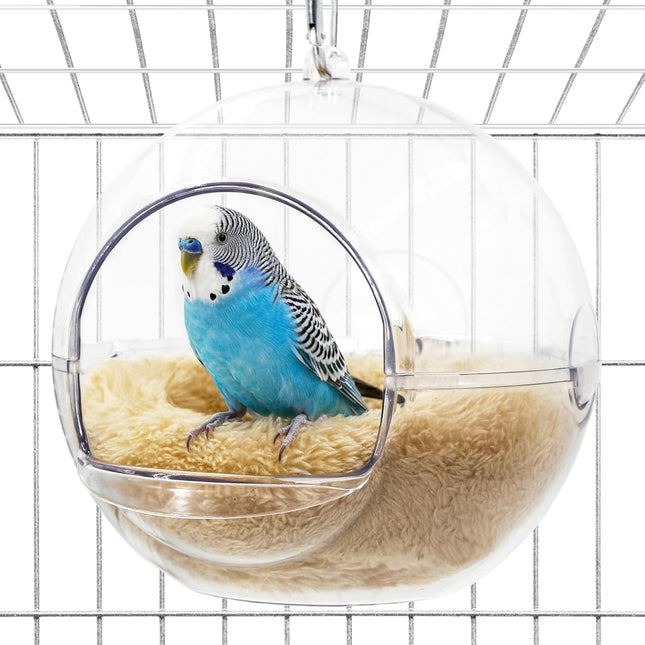 Transparent Chewproof Budgie Bird Breeding Nest for Cage