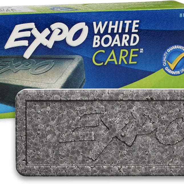 Dry Erase Soft Pile Block Whiteboard Eraser, 5-1/8 in. x 1-1/2 in. - Whiteboard, Calendar, Organization, Essential