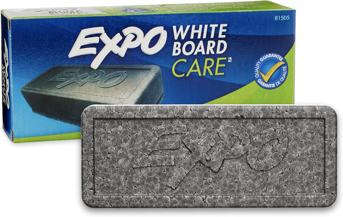 Dry Erase Soft Pile Block Whiteboard Eraser, 5-1/8 in. x 1-1/2 in. - Whiteboard, Calendar, Organization, Essential