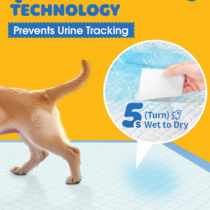 50-Pack Extra Large Pee Pads - 34" x 28" Puppy Pads for Dogs with 6-Layer Leakproof Protection, Disposable and Quick-Dry Dog Pads with High Absorbency for Easy Potty Training