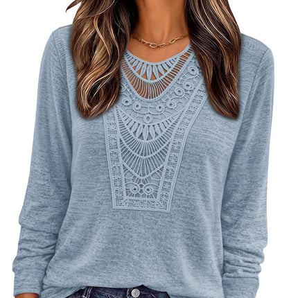 Long Sleeve Shirts for Women Boho Tops Trendy Blouses Dressy Casual