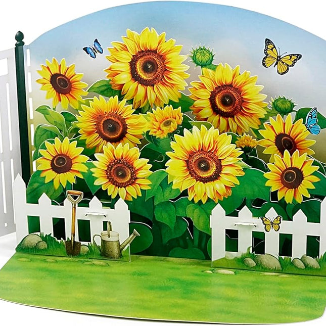 3D Pop-Up Birthday Flower Greeting Card for Women