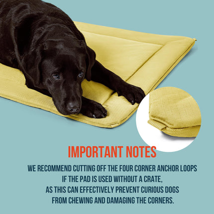 Chew Proof Dog Crate Pad - Outdoor Dog Bed